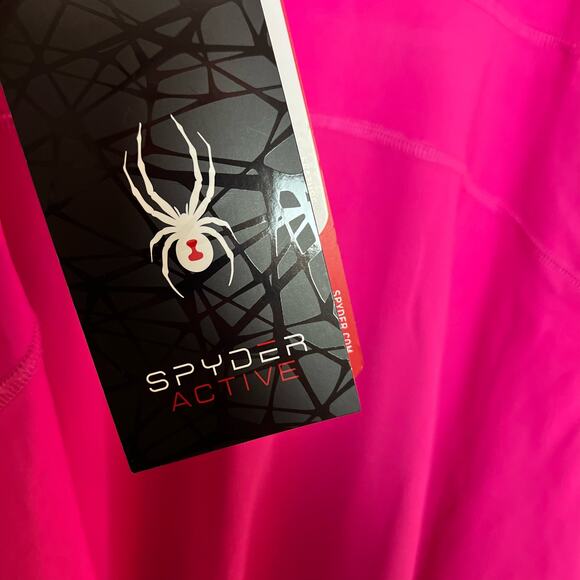 Spyder Activewear Tank Mini Dress Romper In Pink Size XL - Picture 4 of 9